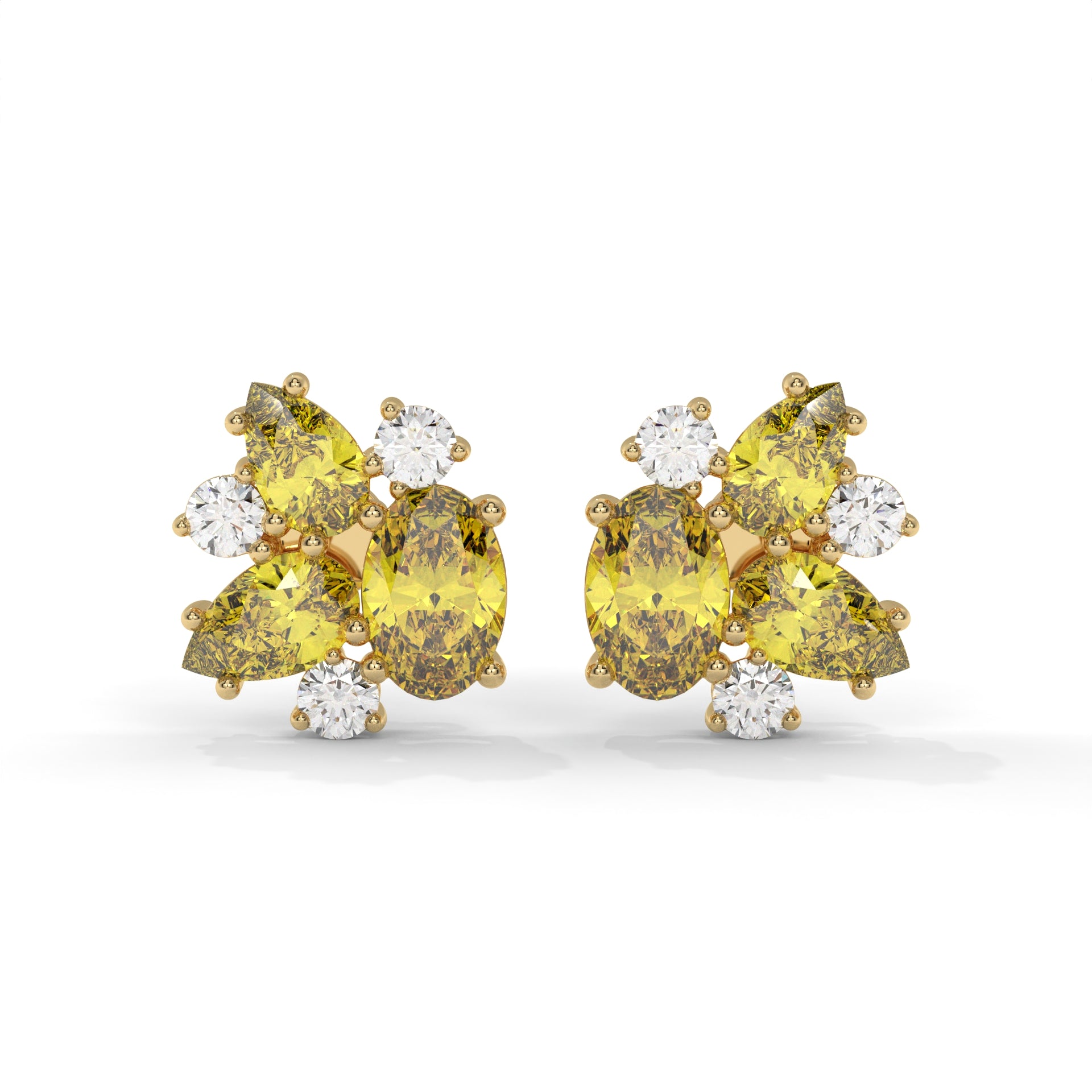 Frost Aura Stud Earrings