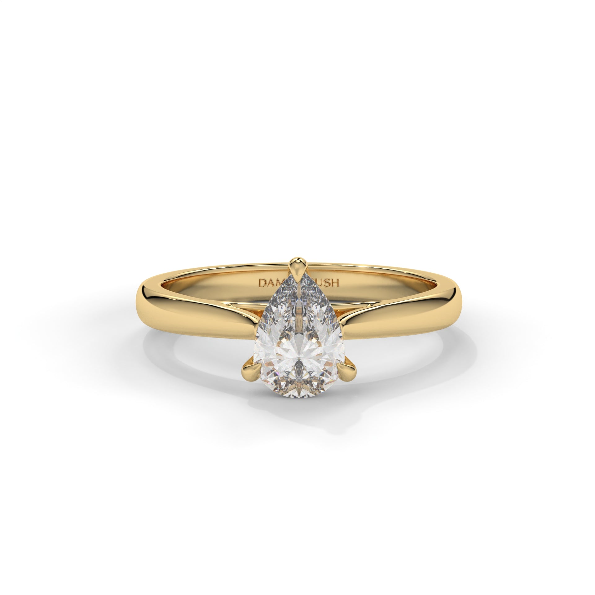 Pulse Moissanite Solitaire Ring