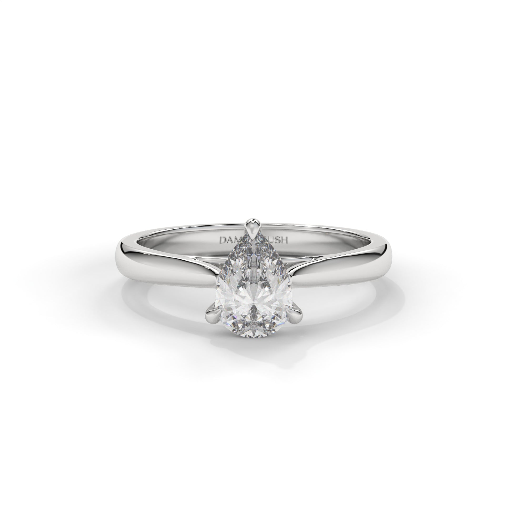 Pulse Moissanite Solitaire Ring
