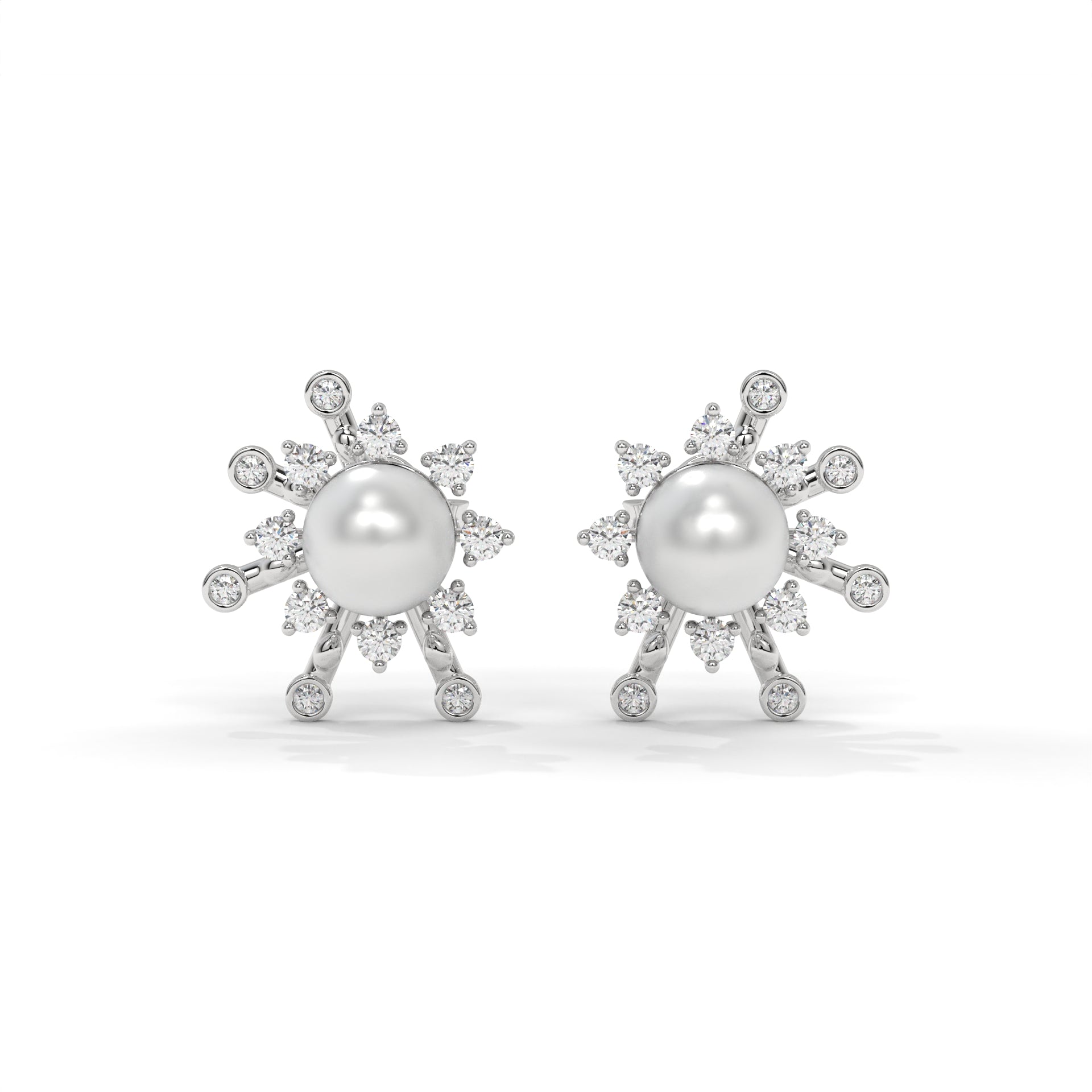 Aurelia Radiant Pearl Stud Earrings