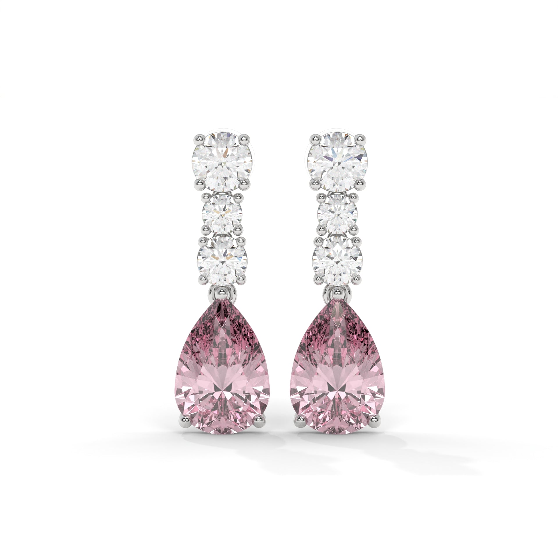 Roselle Blush Drop Earrings