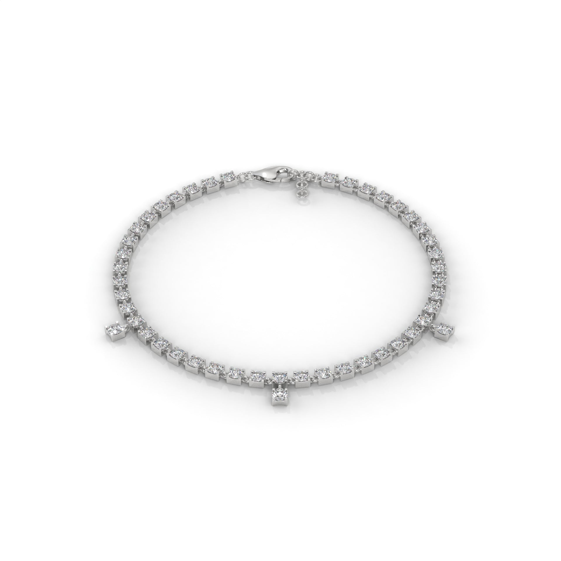Frost Radiance Tennis Bracelet