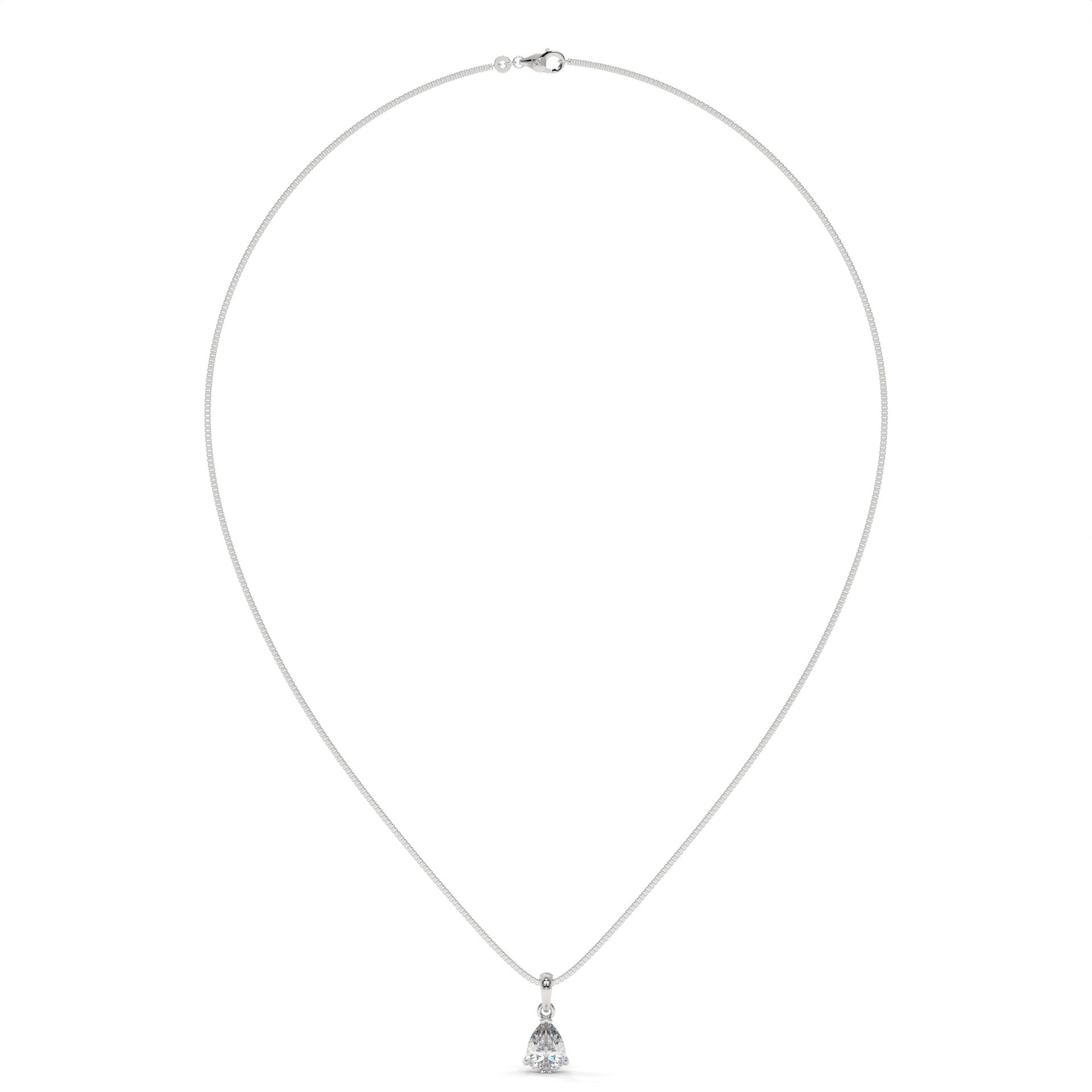 Pulse Moissanite Solitaire Pendant