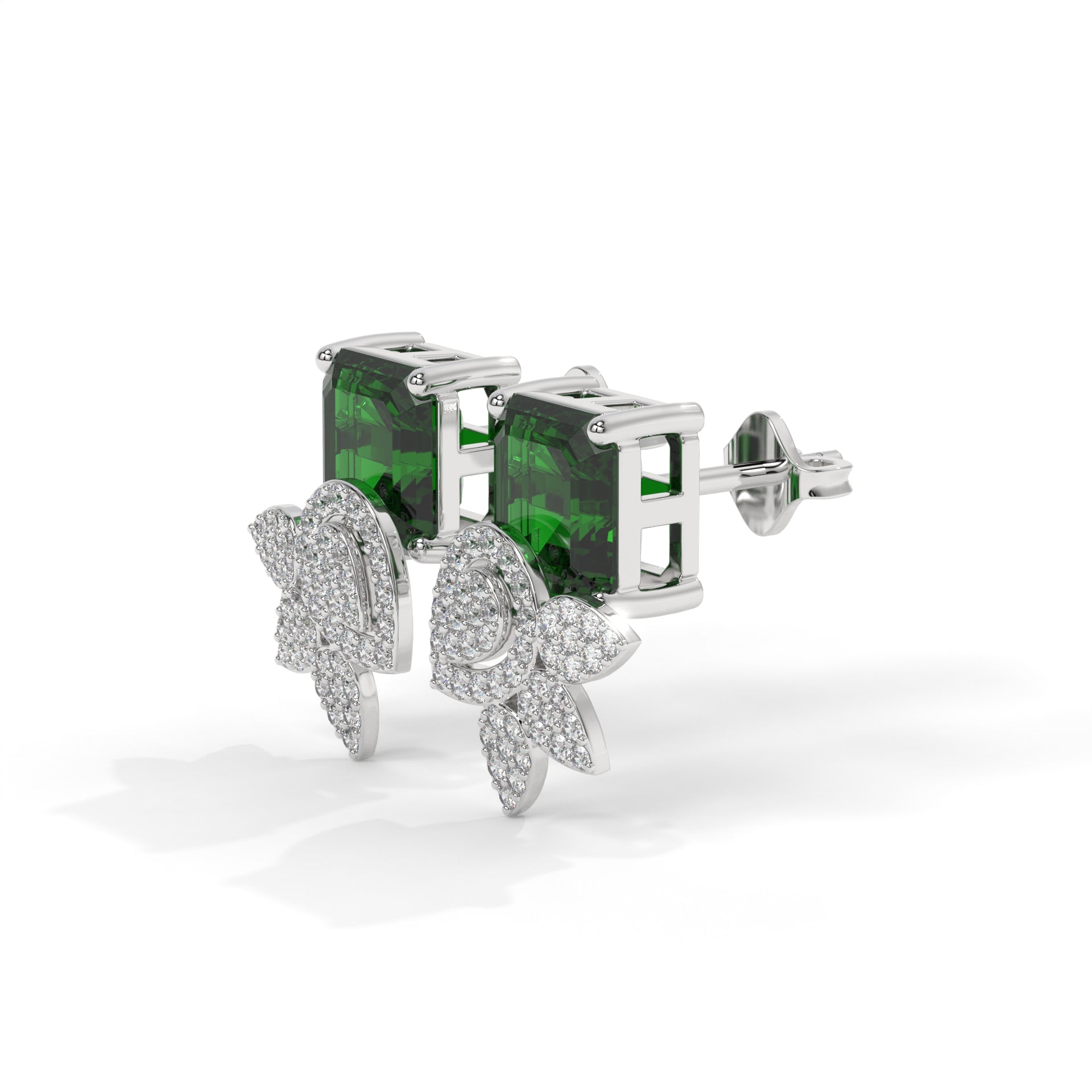 Verdant Grace Drop-style stud Earrings