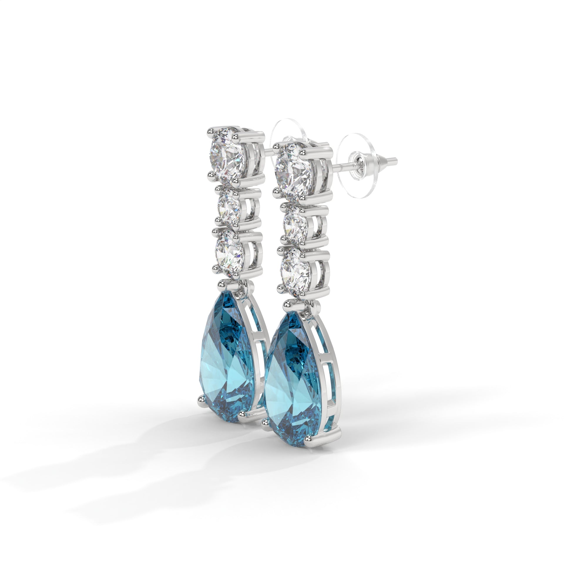 Aurelia Blue Drop Earrings