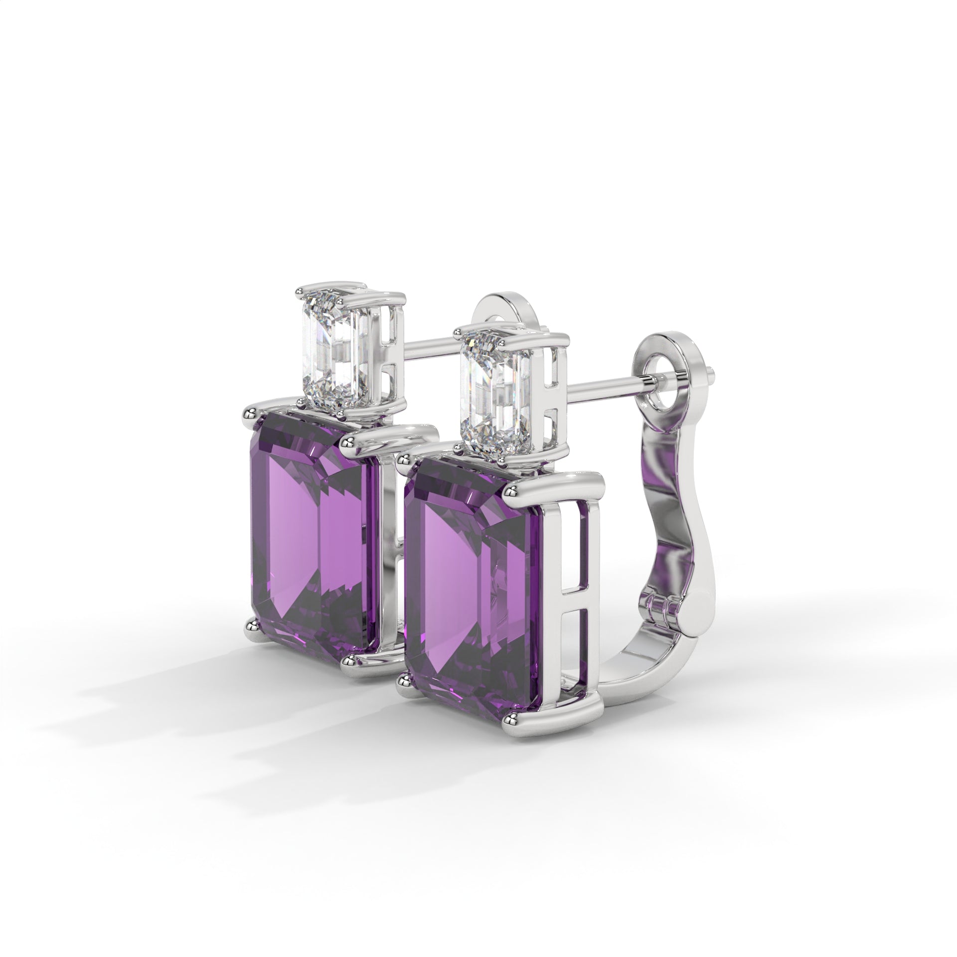 Celestia Edge Drop Earrings