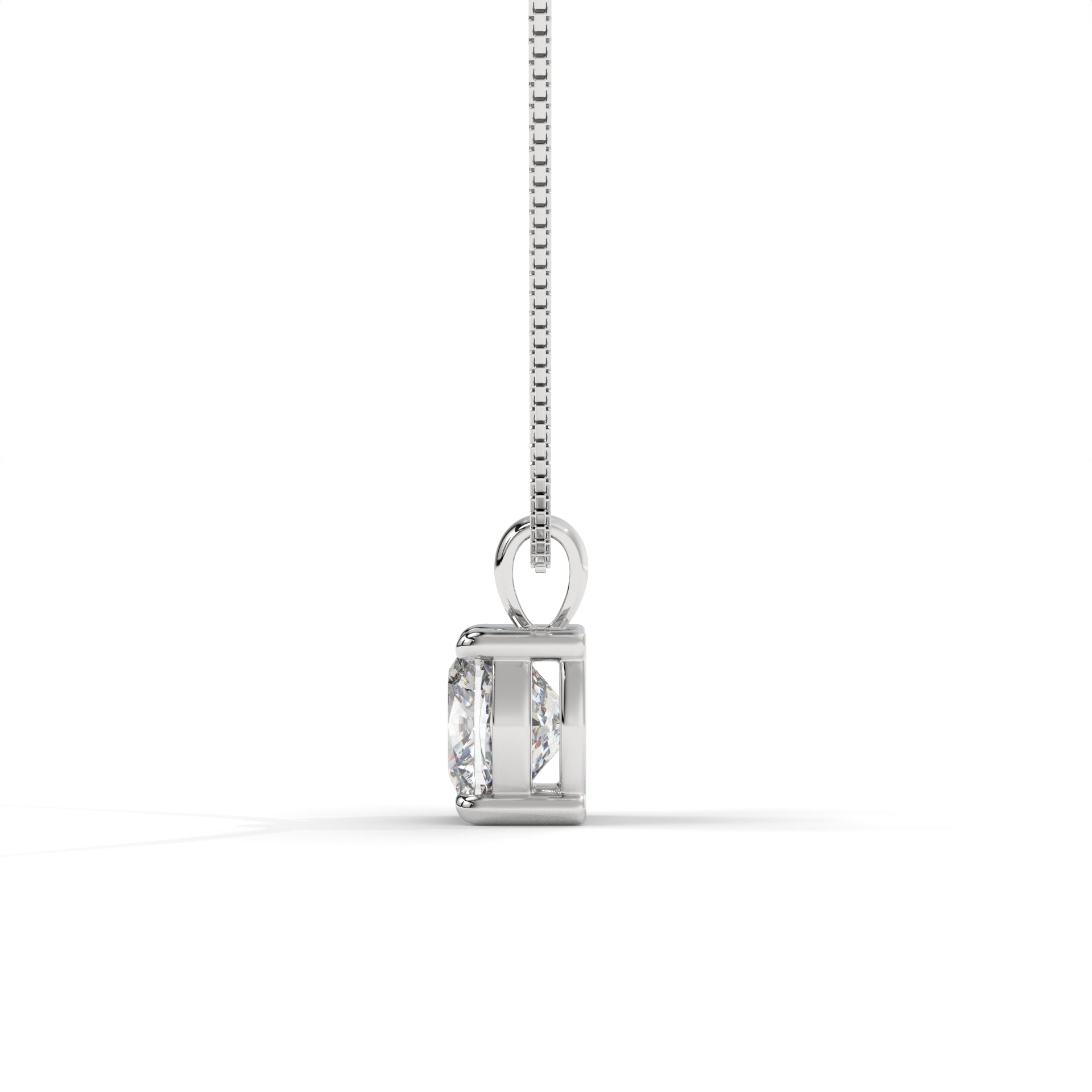 Radiance Moissanite Solitaire Pendant