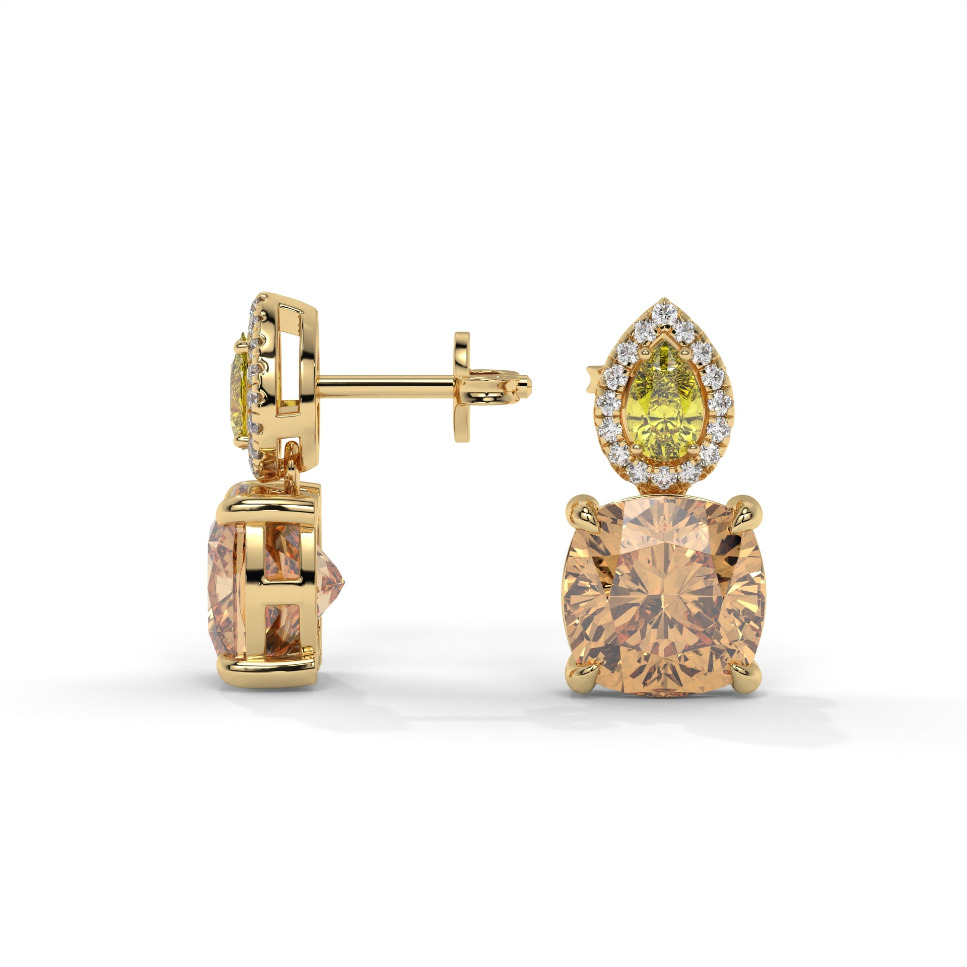 Frost Duo Drop Earrings