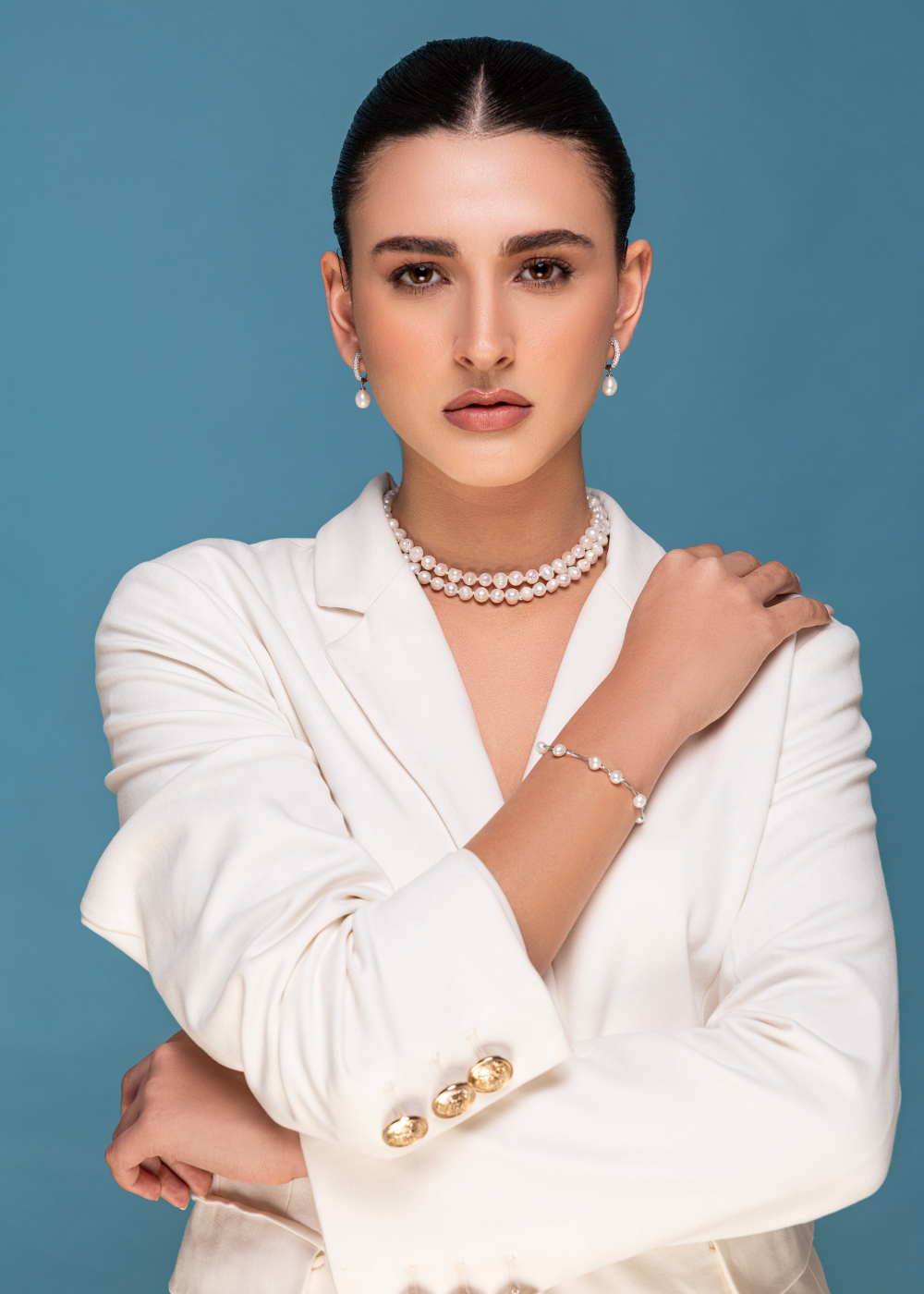 Luna Pearl Chain Bracelet