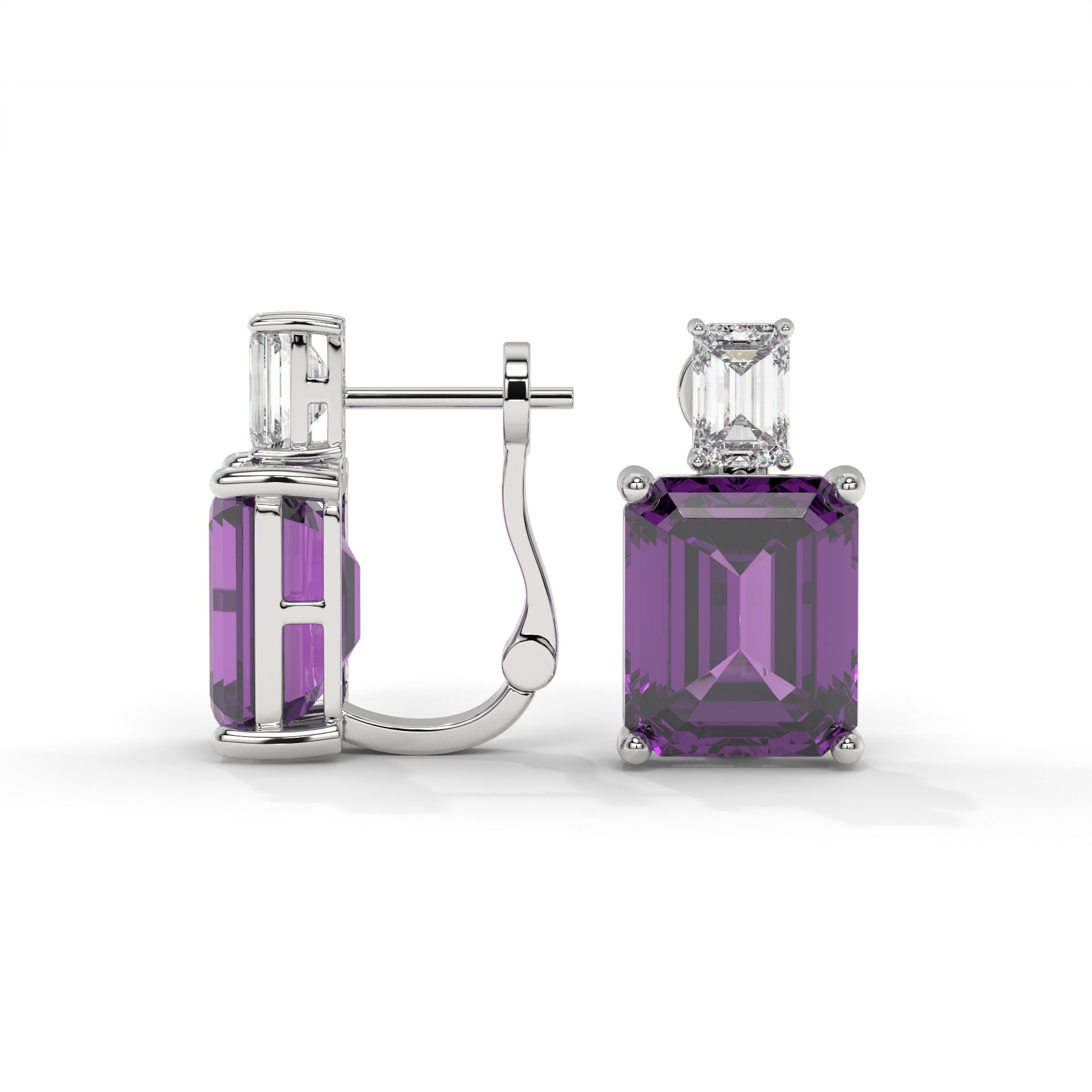Celestia Edge Drop Earrings