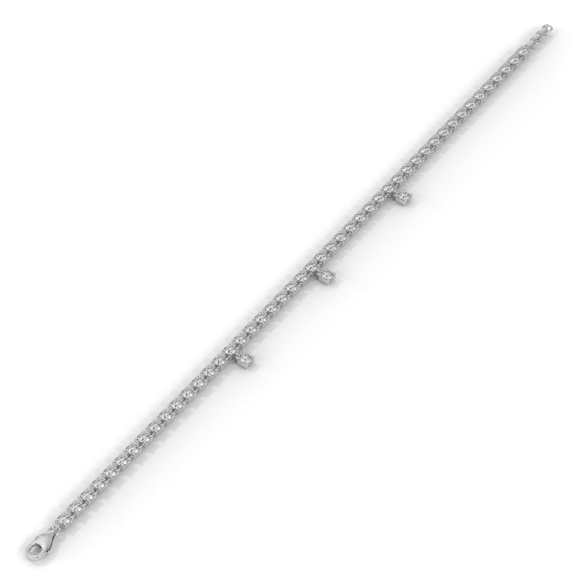 Frost Radiance Tennis Bracelet