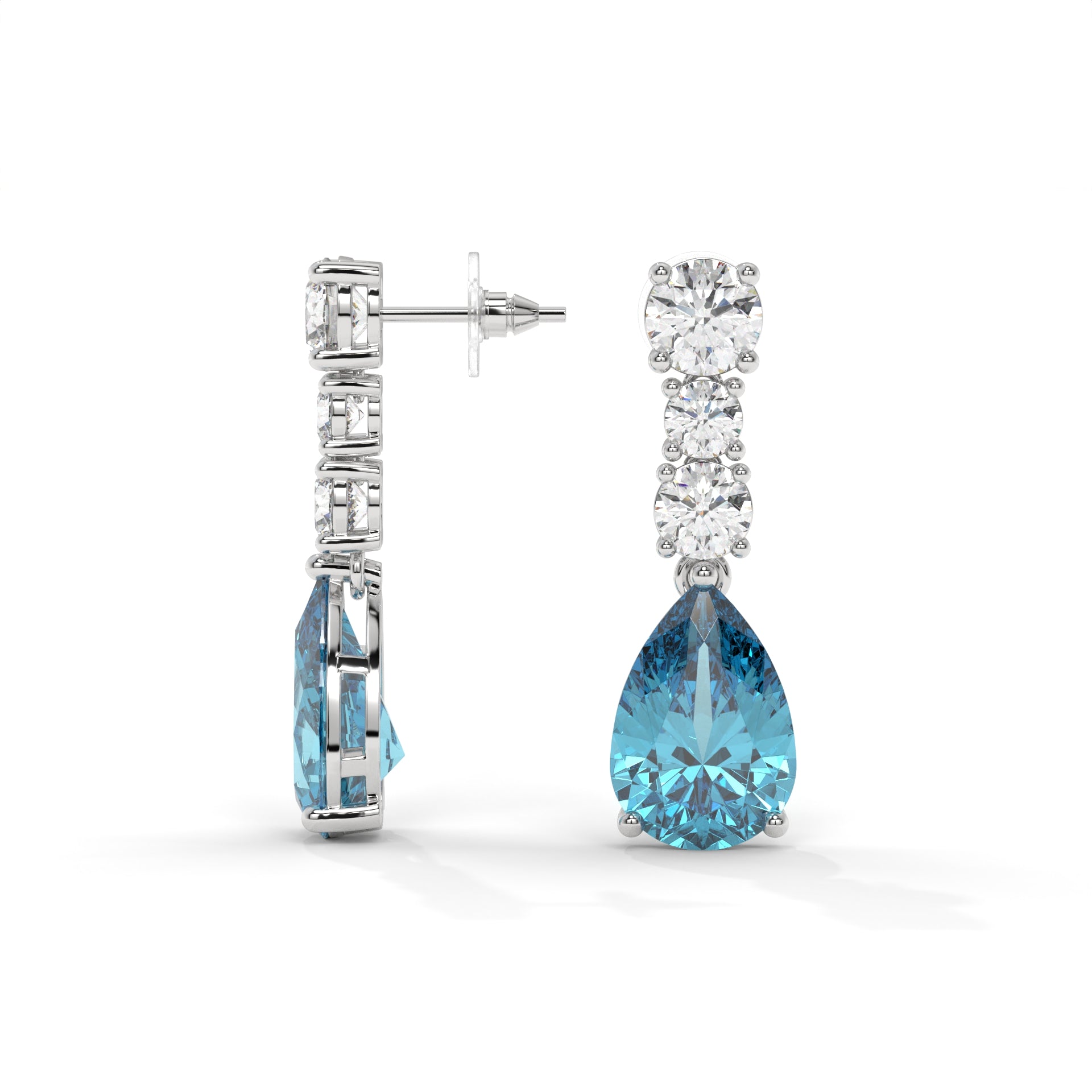 Aurelia Blue Drop Earrings