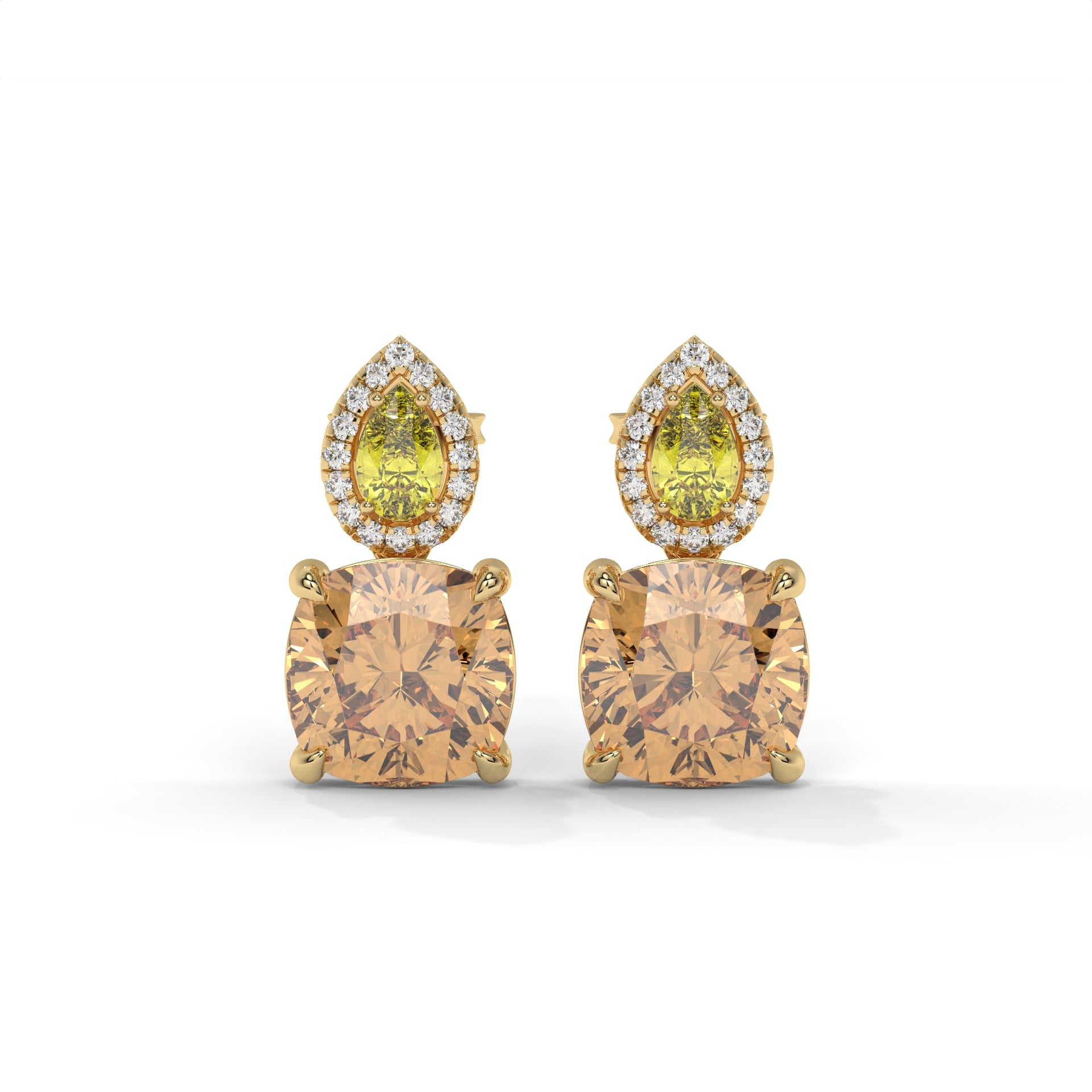 Frost Duo Drop Earrings