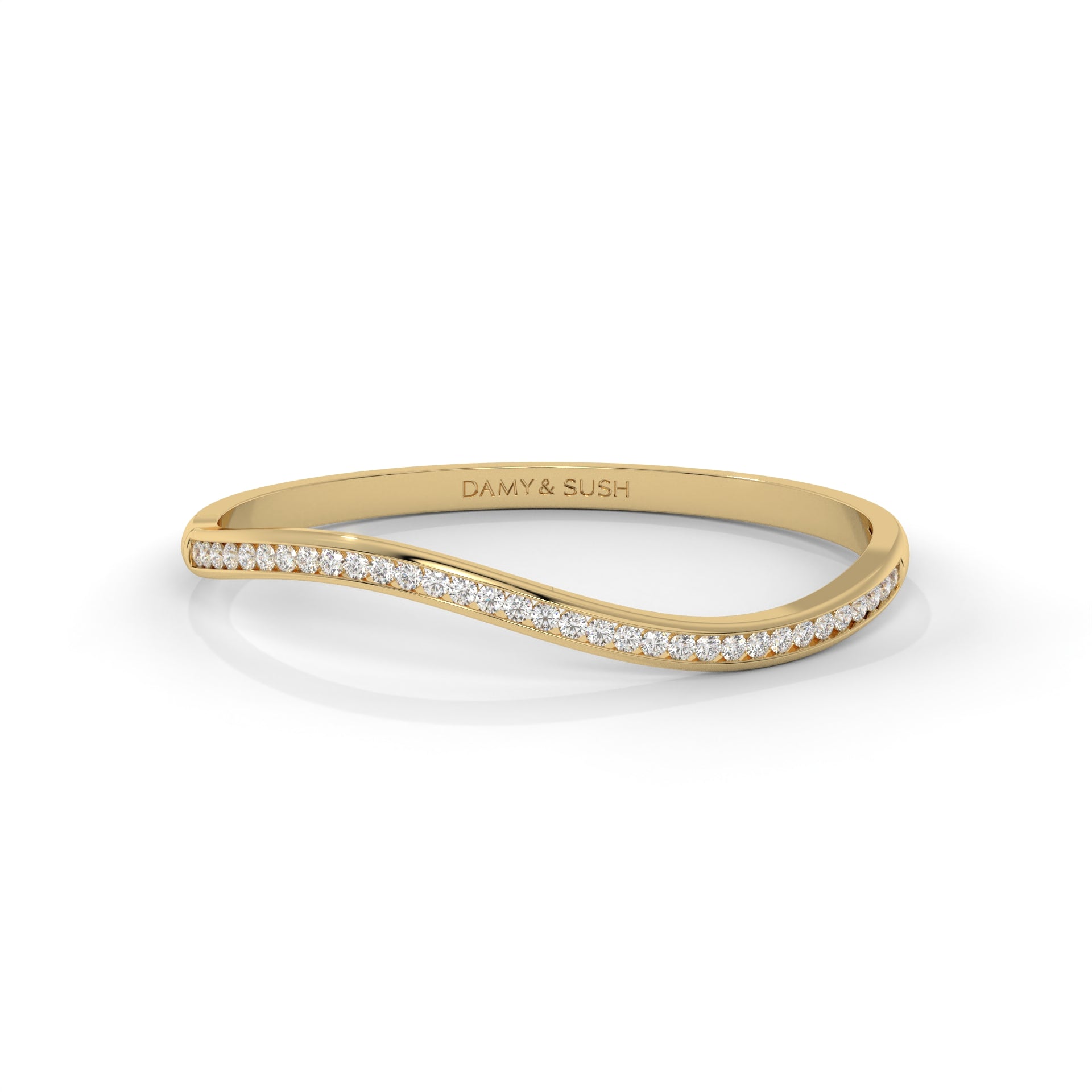 Sculpted Wave Bangle
