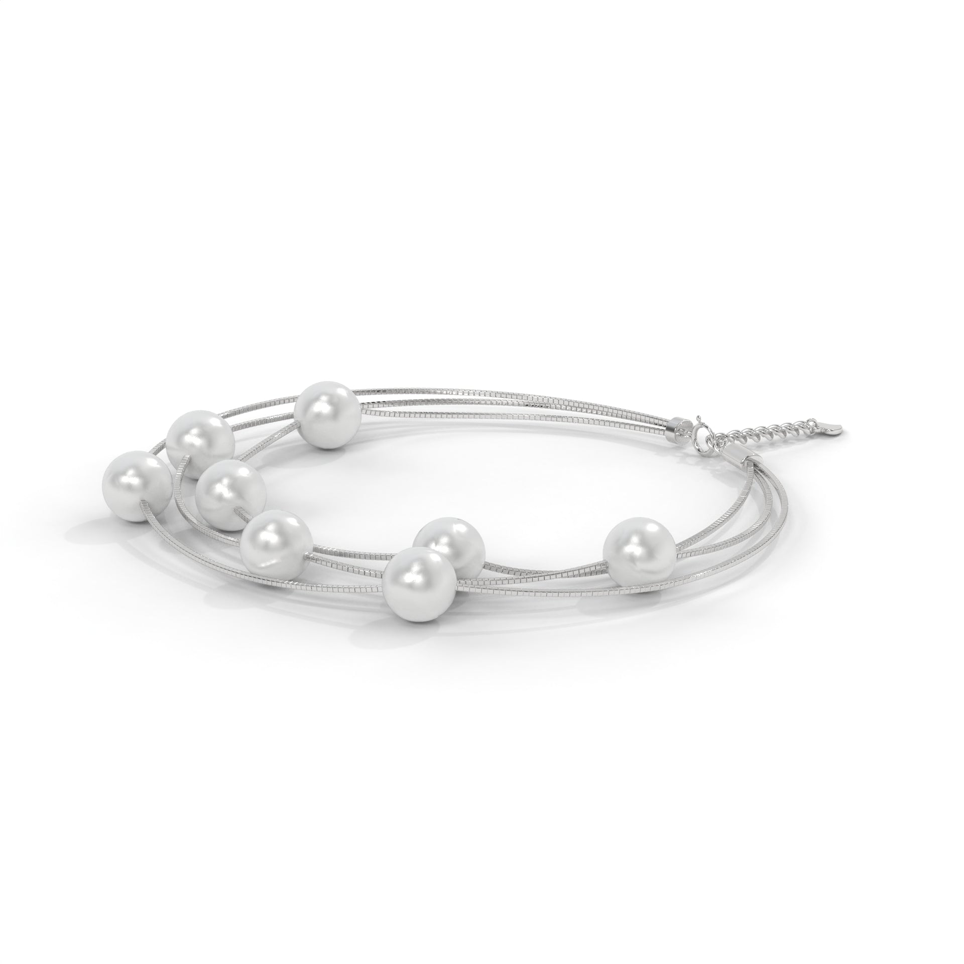 Luna Pearl Chain Bracelet