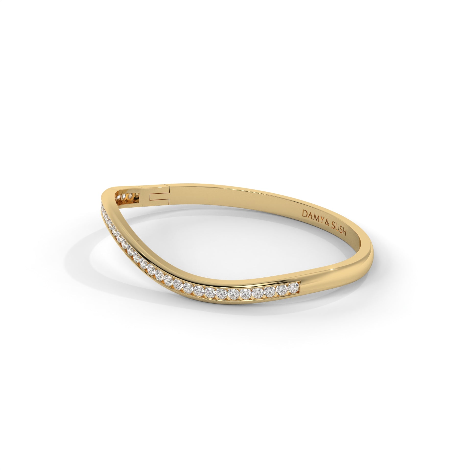Sculpted Wave Bangle