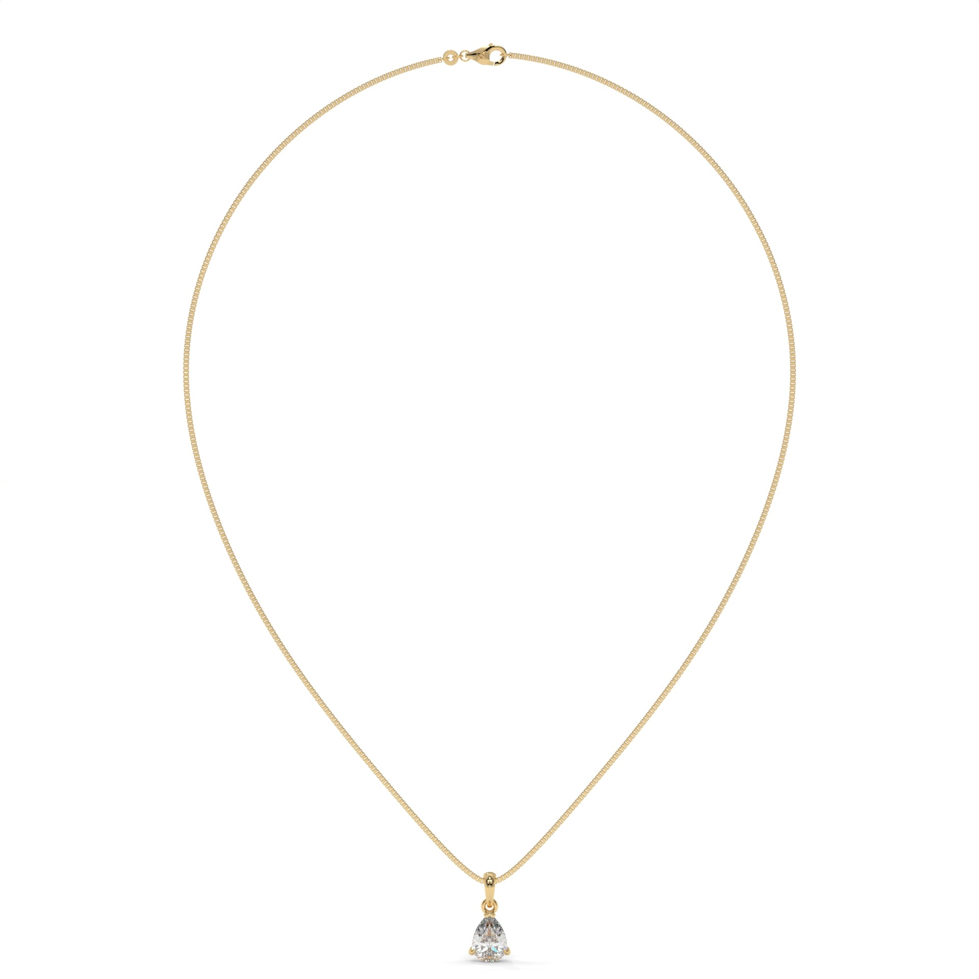 Pulse Moissanite Solitaire Pendant