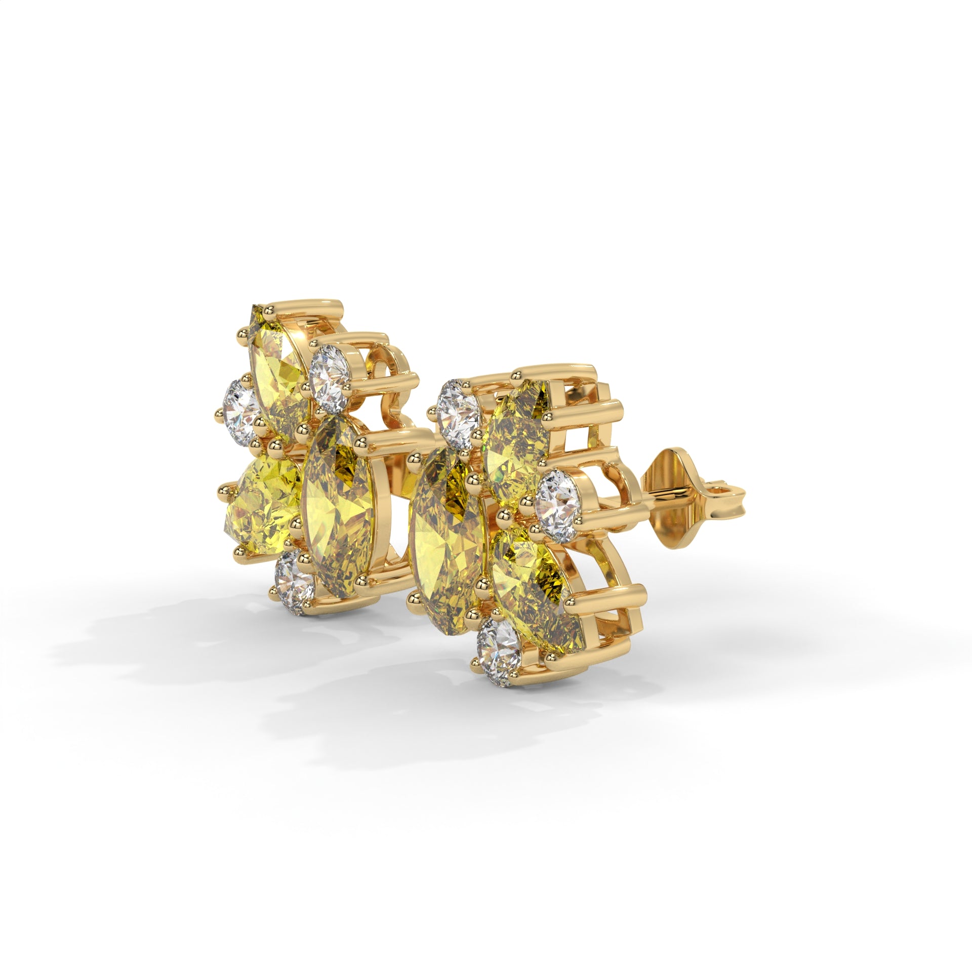 Frost Aura Stud Earrings