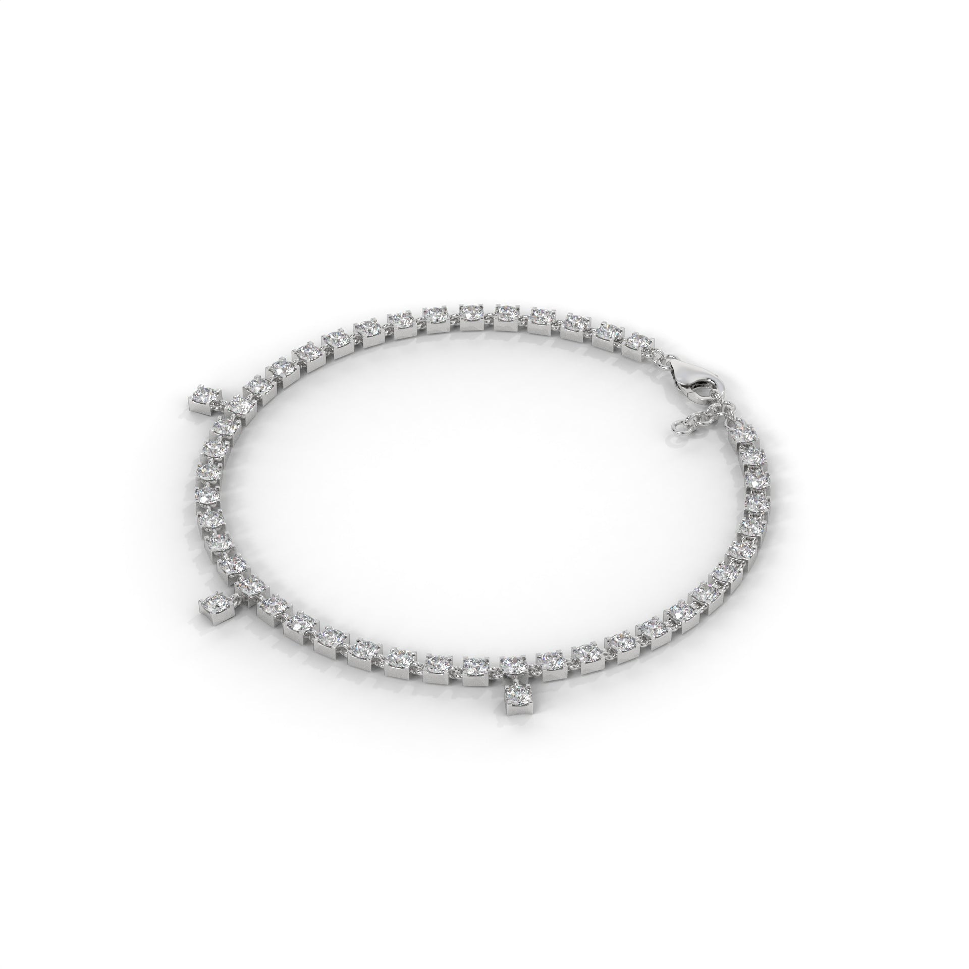 Frost Radiance Tennis Bracelet