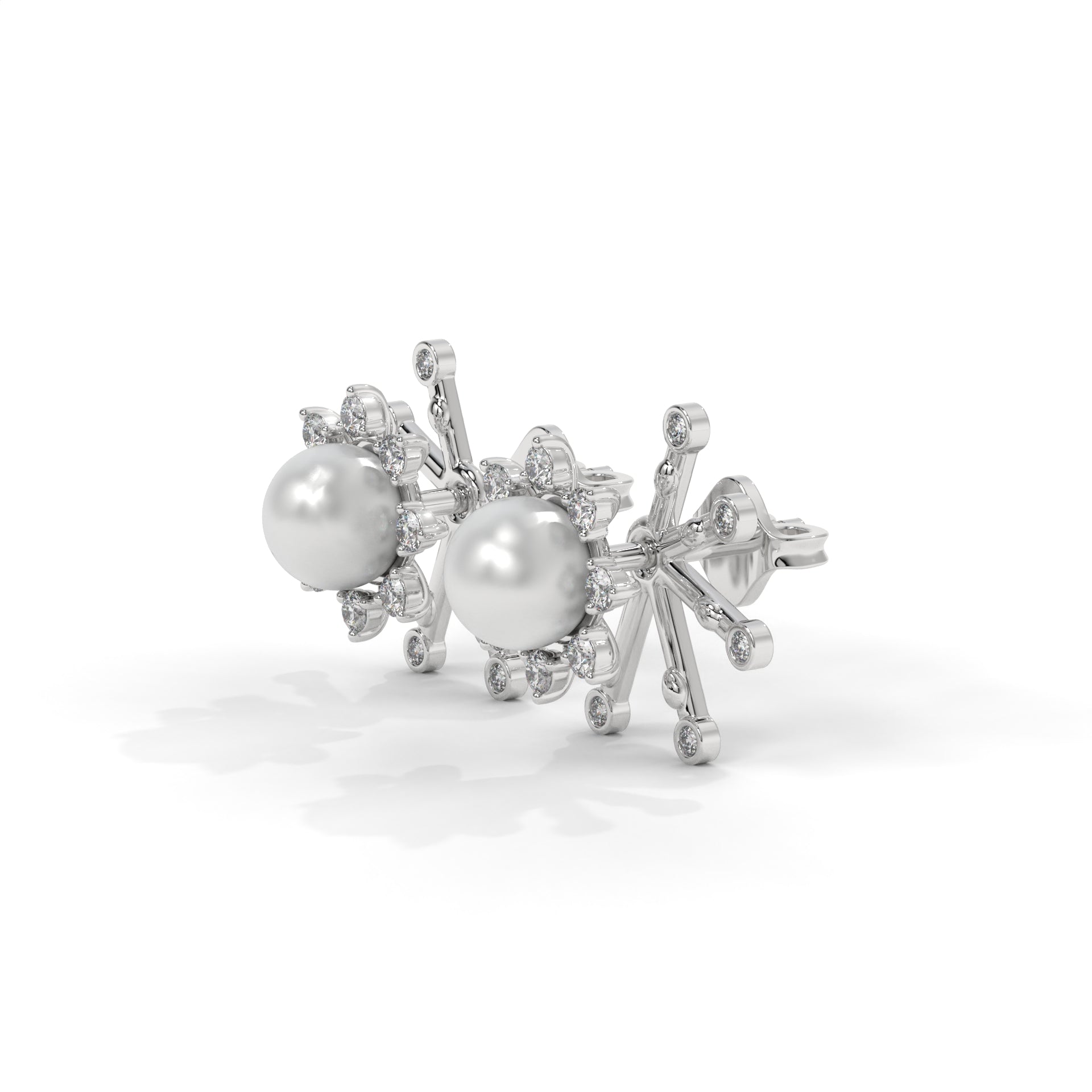 Aurelia Radiant Pearl Stud Earrings