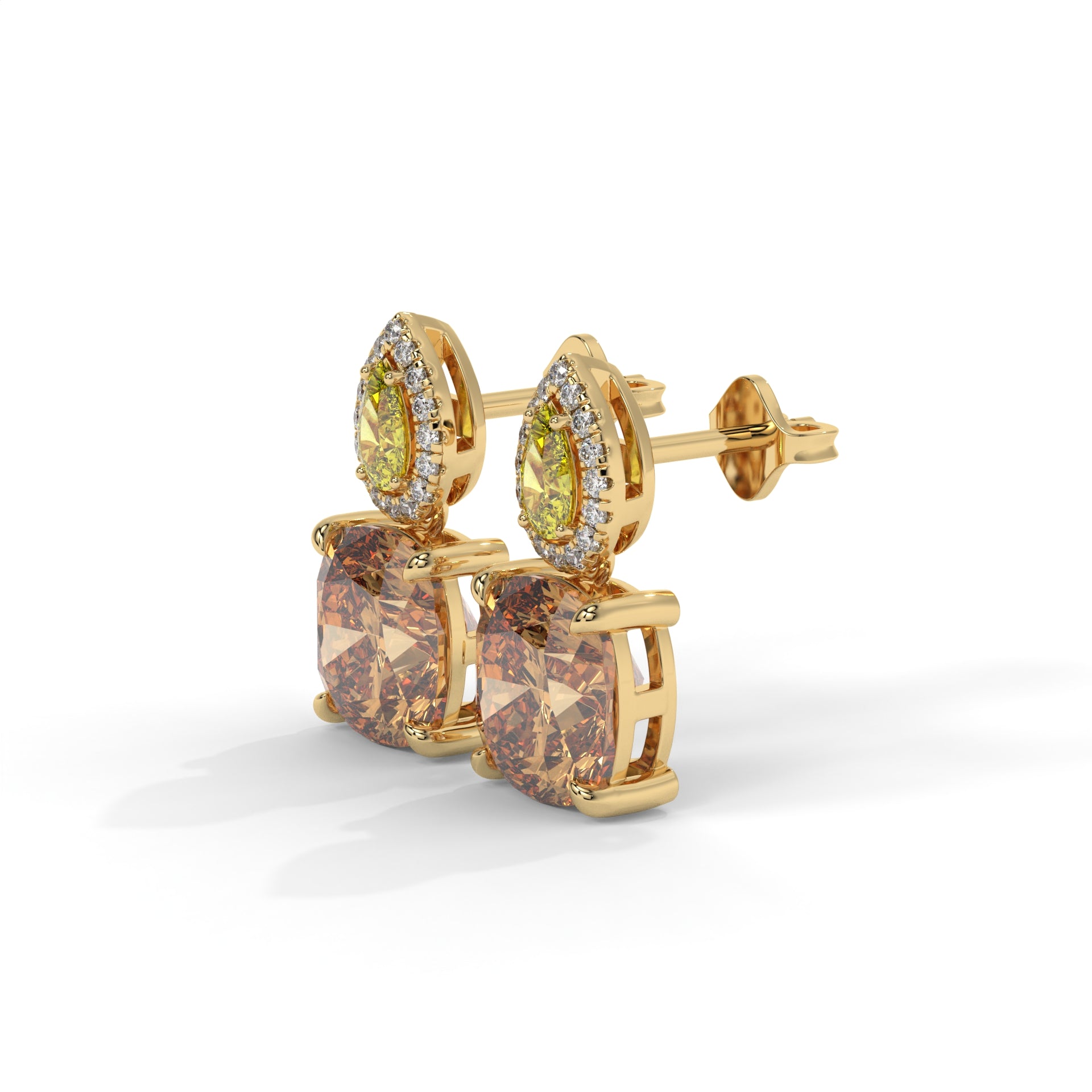Frost Duo Drop Earrings