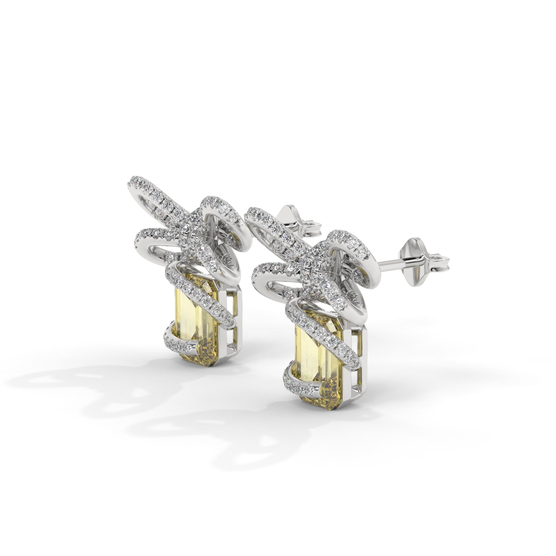Solara Flutter Drop Earrings