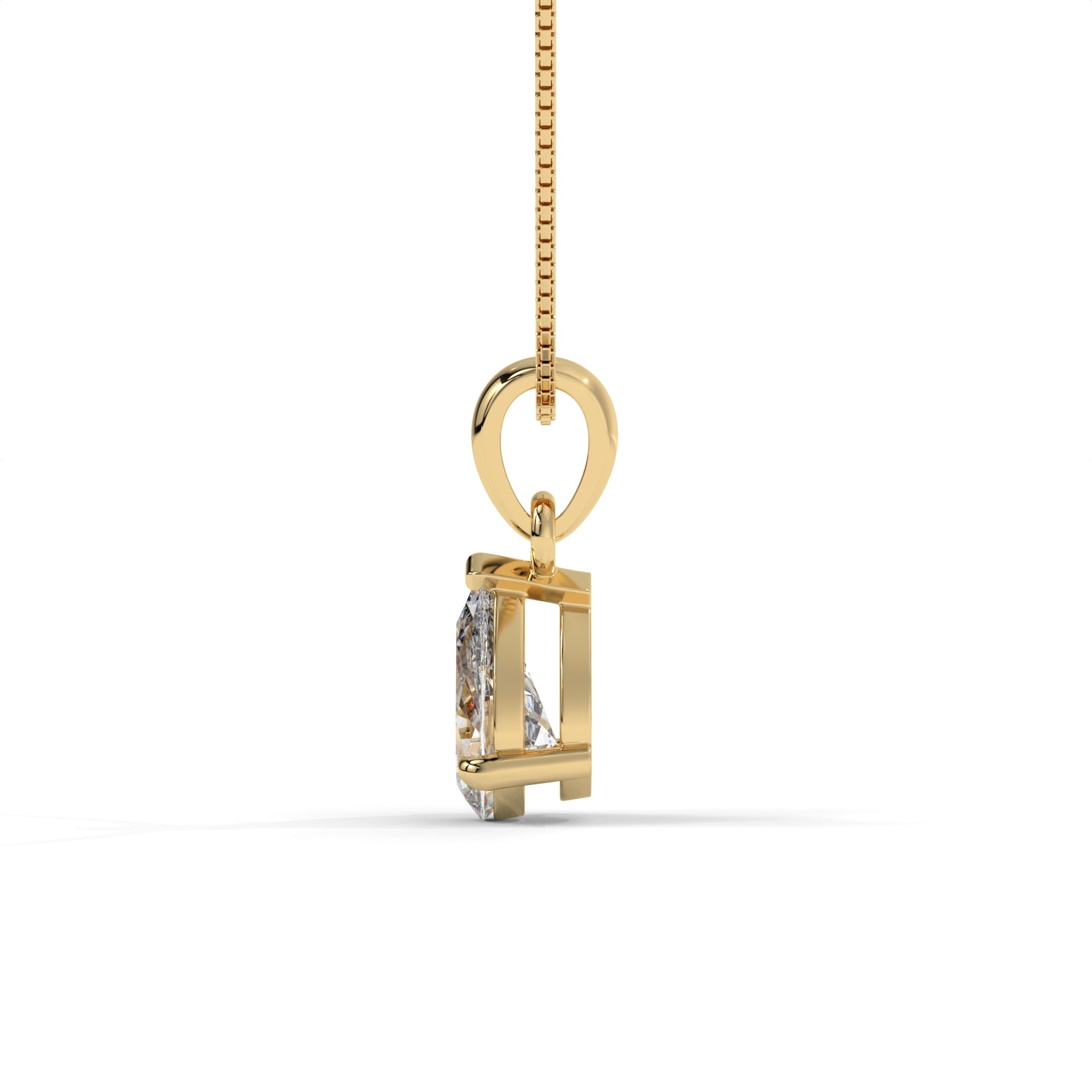 Pulse Moissanite Solitaire Pendant