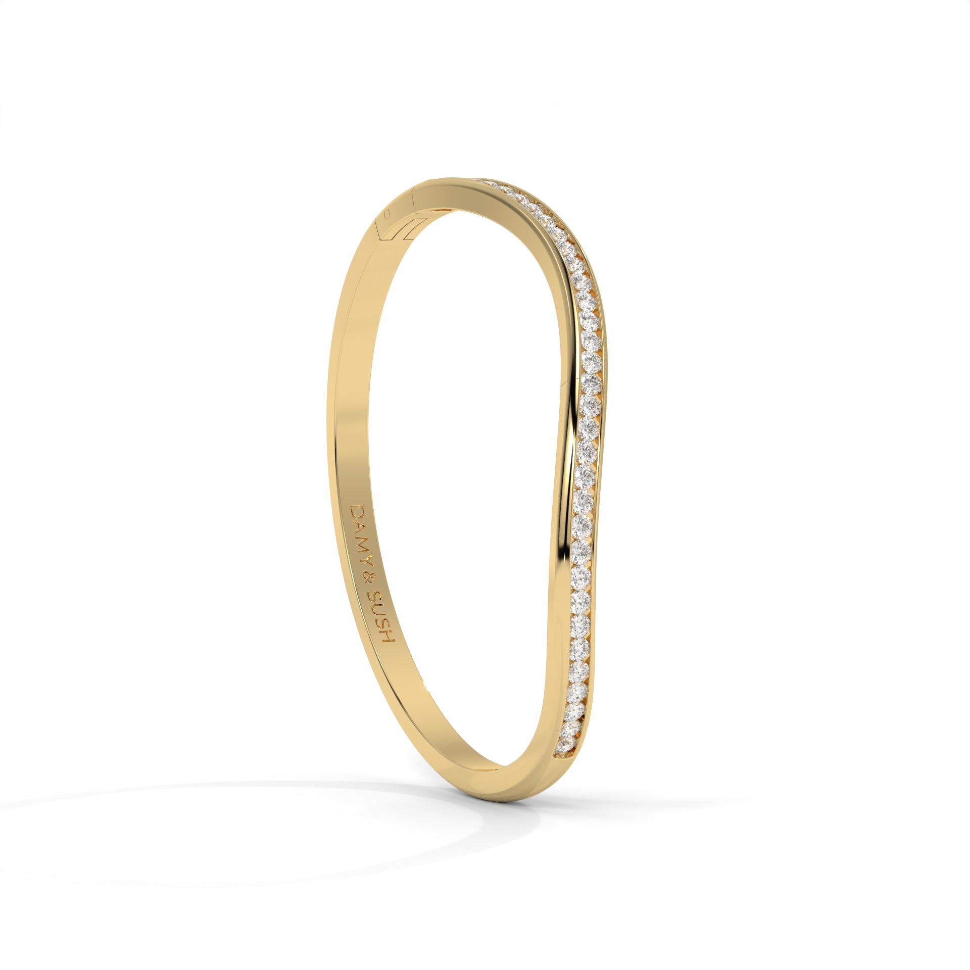Sculpted Wave Bangle