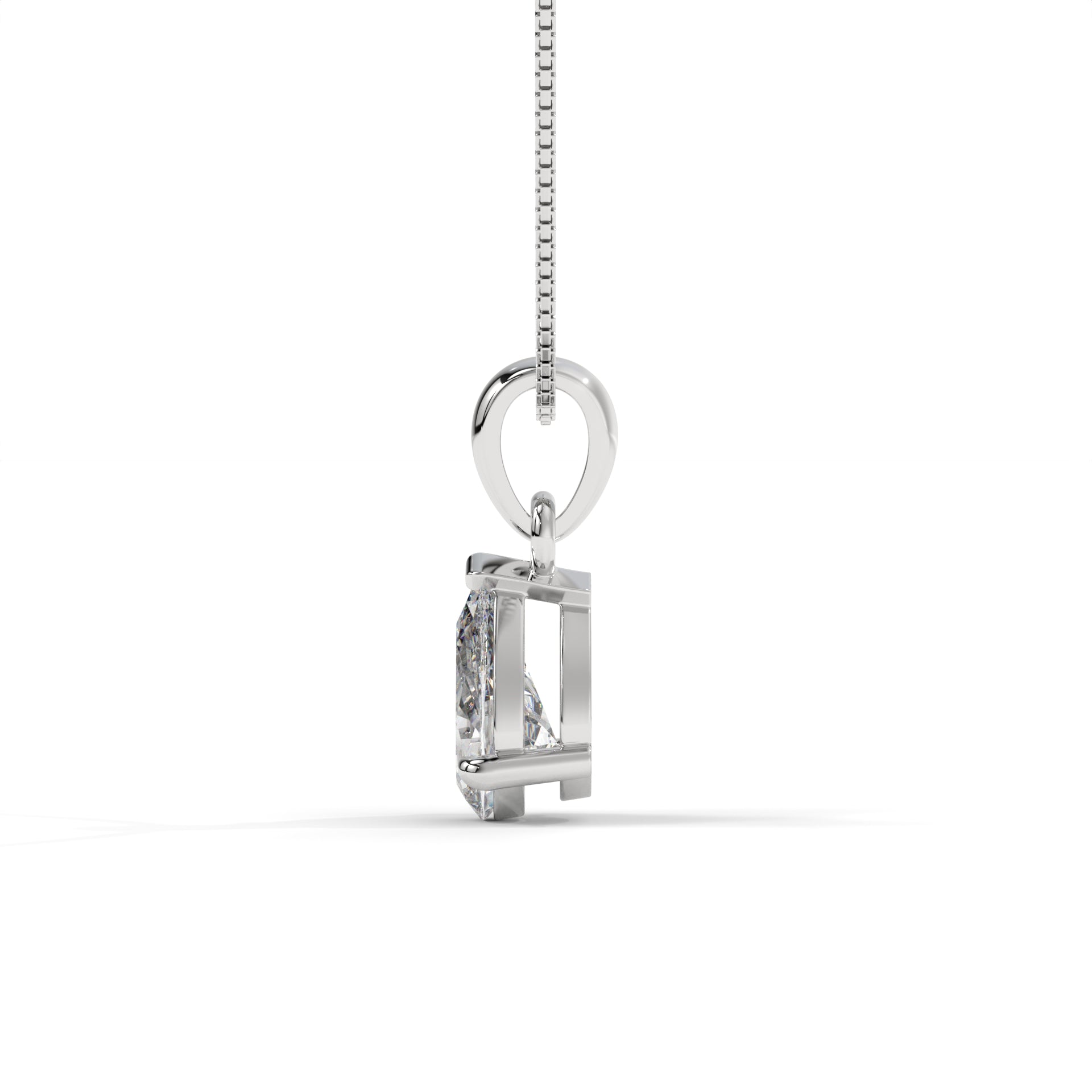 Pulse Moissanite Solitaire Pendant