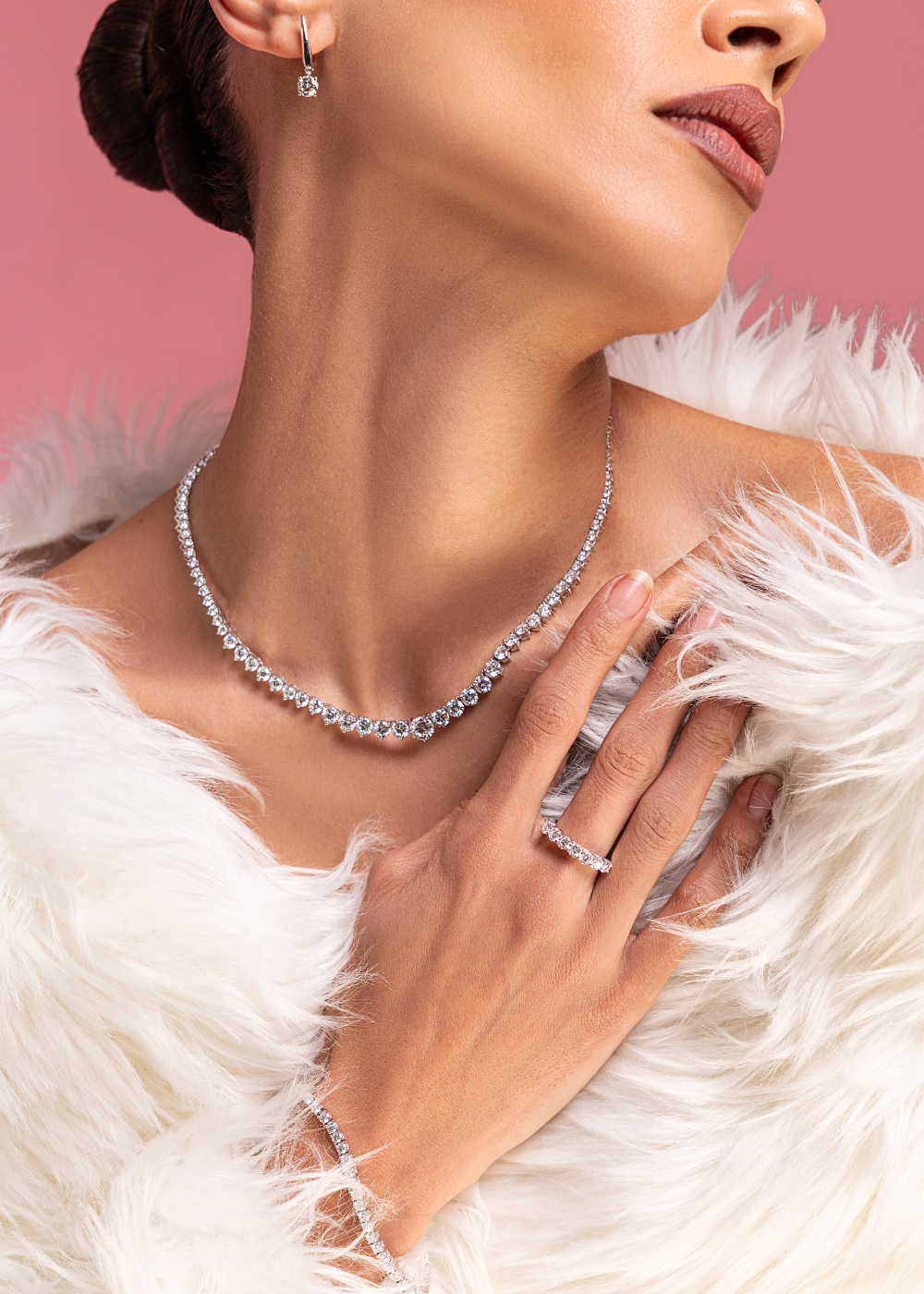 Spark Multi Moissanite Tennis Bracelet