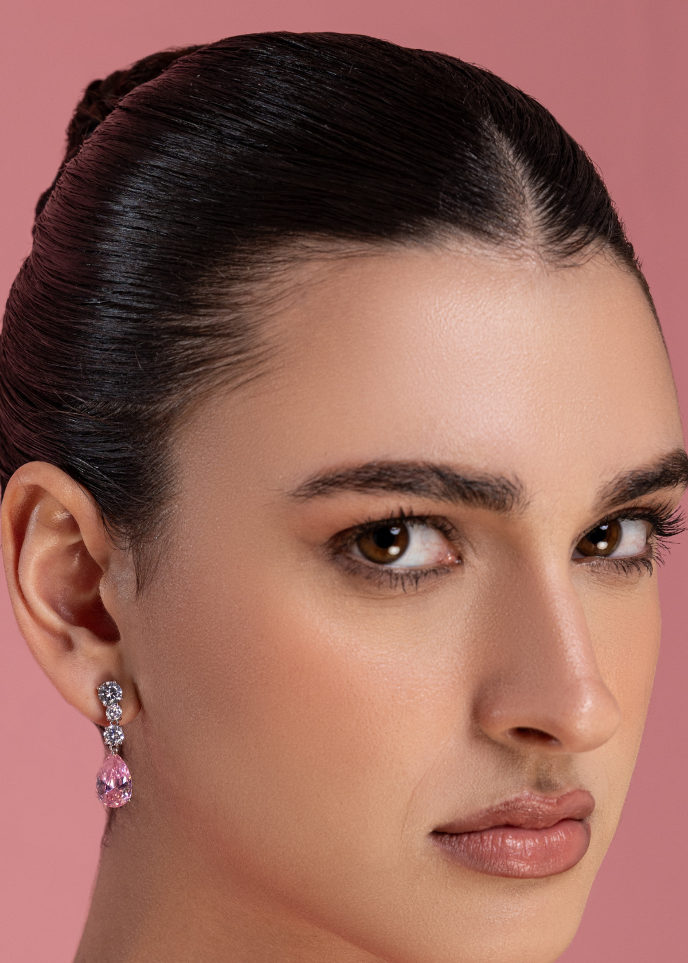 Roselle Blush Drop Earrings